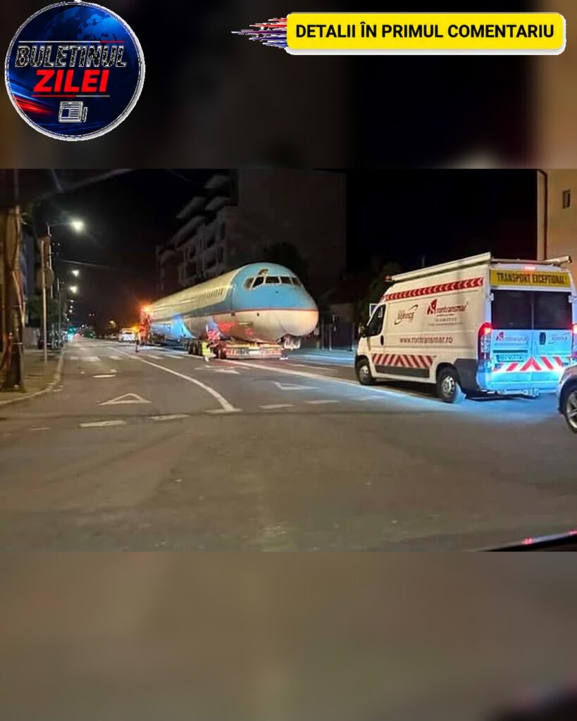 La ce va fi folosit, de fapt, avionul care a provocat uimire pe străzile din Cluj-Napoca. Explicația apariției neobișnuite