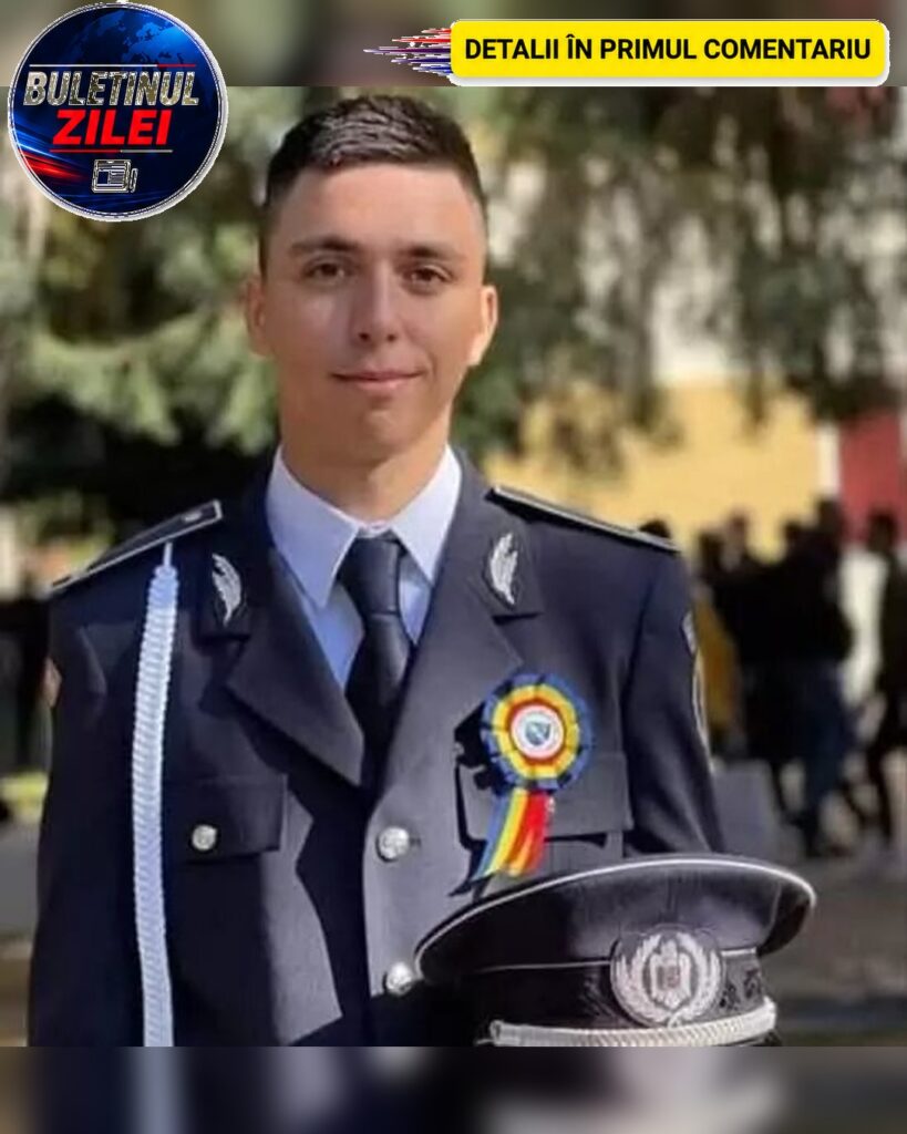 Doliu în comunitate: adio sfâșietor pentru Alexandru, polițistul de 25 de ani rănit grav într-un accident rutier