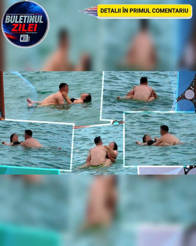 Dragostea plutește la propriu pe litoral! Doi îndrăgostiți au transformat marea într-o scenă de film romantic. Turiștii preze