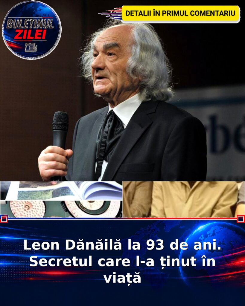 Leon Dănăilă la 93 de ani. Secretul care l-a ținut în viață