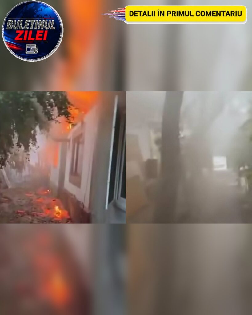 ULTIMĂ ORĂ! ARDE o casă din..