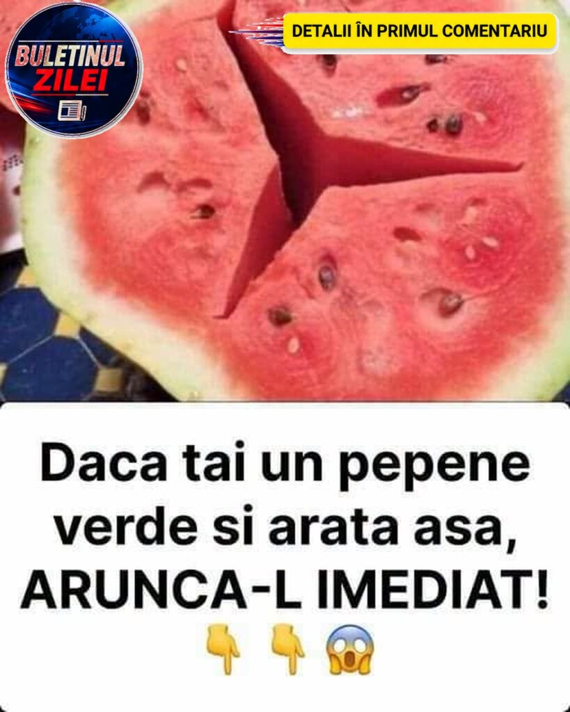Dacă tai un pepene verde si găsești aceste crăpături în el… NU-L MANCA