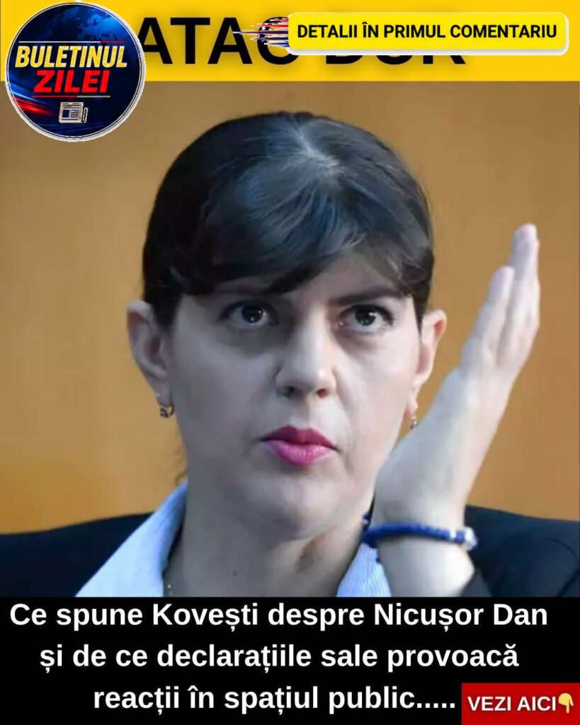 Kovesi l-a luat in vizor pe Nicusor Dan