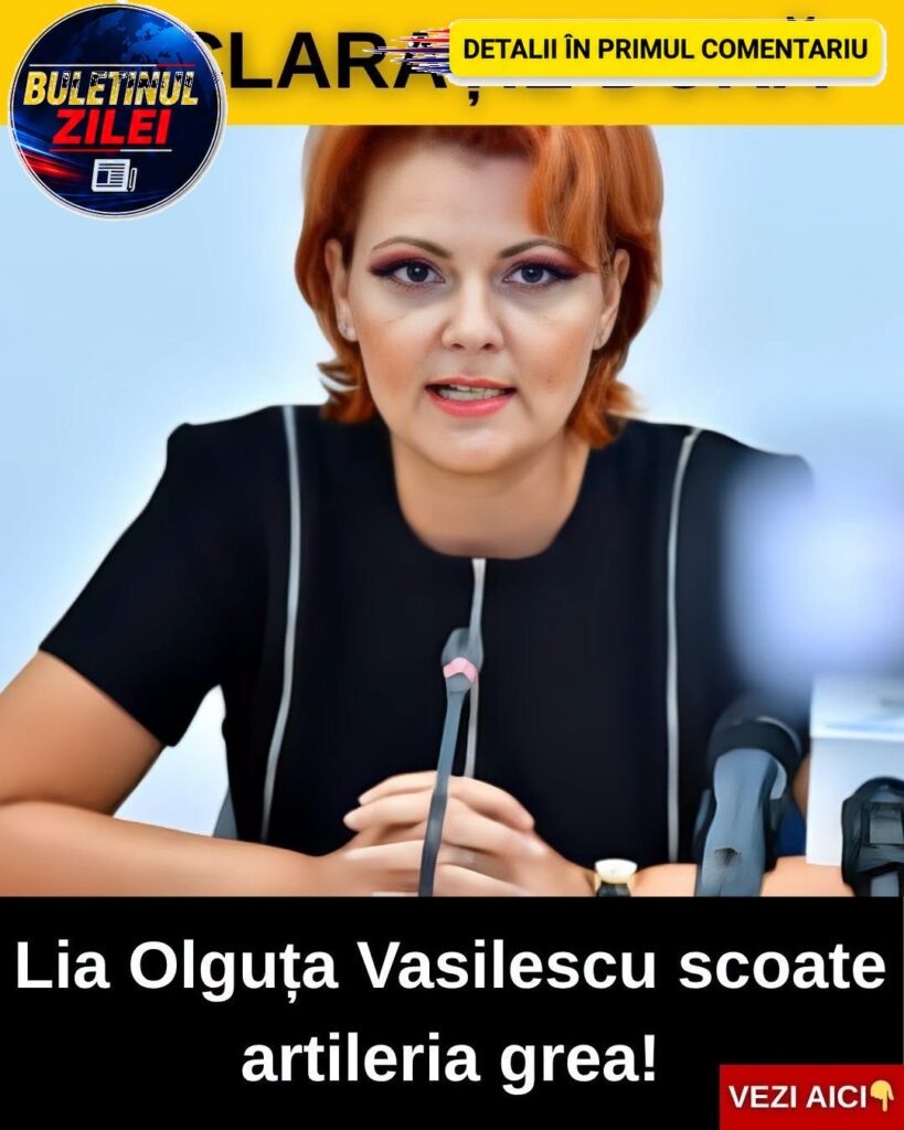 Lia Olguța Vasilescu scoate artileria grea! Vom avea un guvern PSD-AUR…