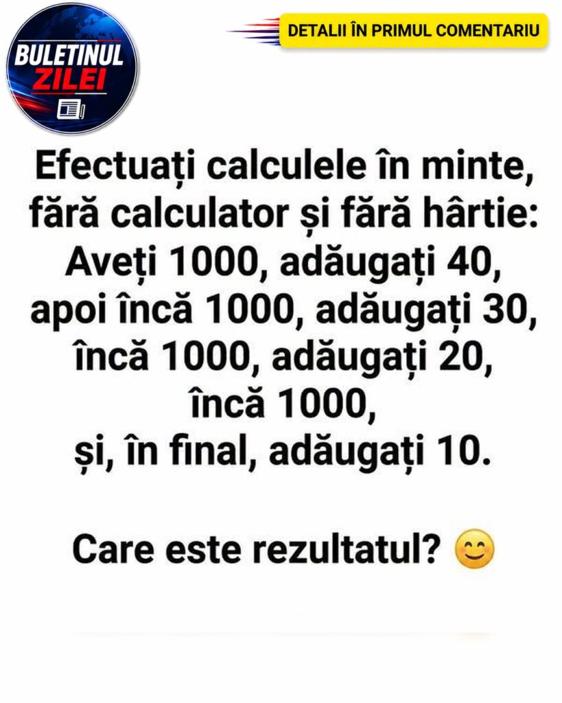 Calculul Care Pune în încurcătură Mii De Oameni. Pare Simplu, Dar Majoritatea Dau Răspunsul Greșit