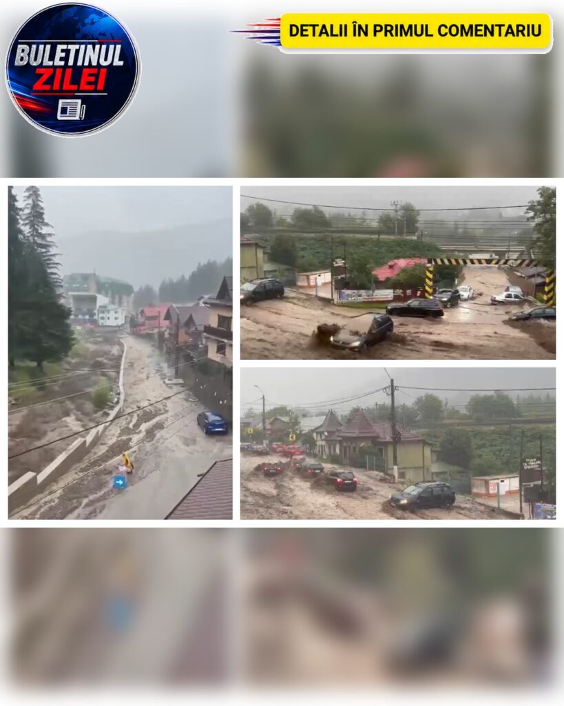 „Combo” meteo periculos de furtuni şi inundaţii. COD ROŞU în Bucureşti, a fost emis Ro-Alert. UPDATE: Viitură mare la Buşteni
