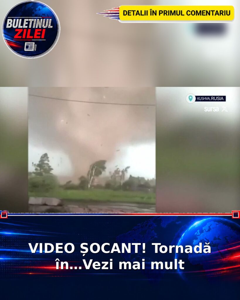 VIDEO ȘOCANT! Tornadă în…Vezi mai mult