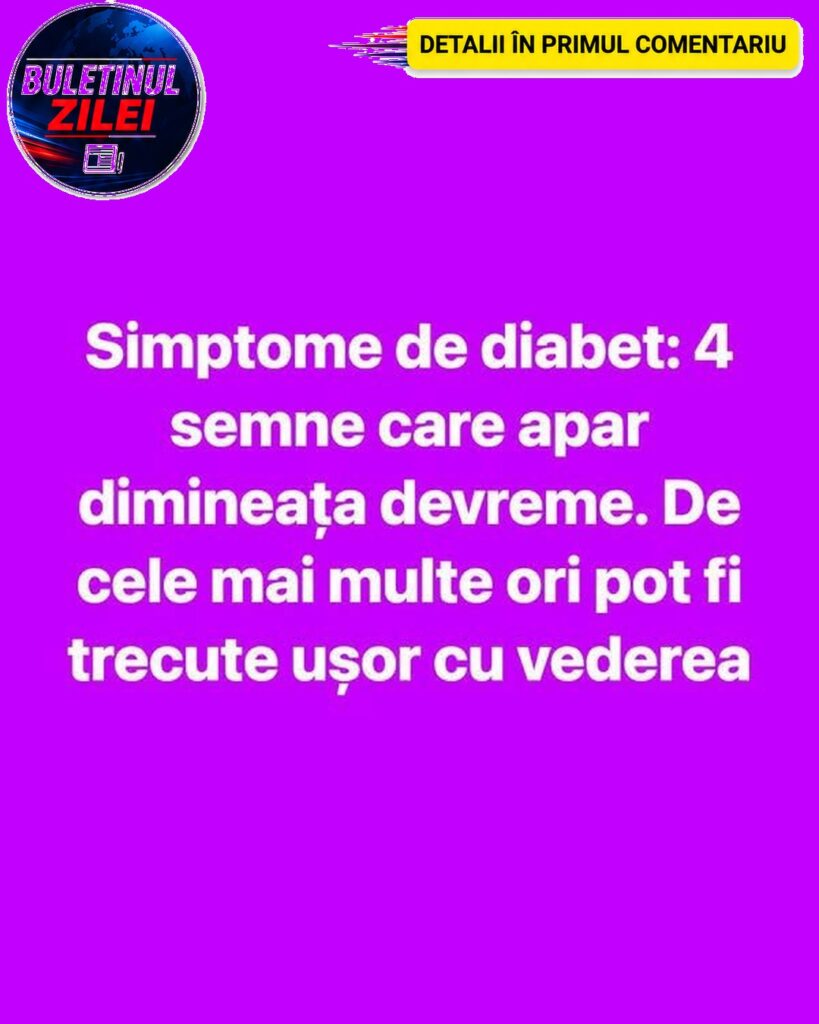 Semne matinale care pot indica diabetul. Ce se întâmplă în organism dimineața și când trebuie să mergi la medic