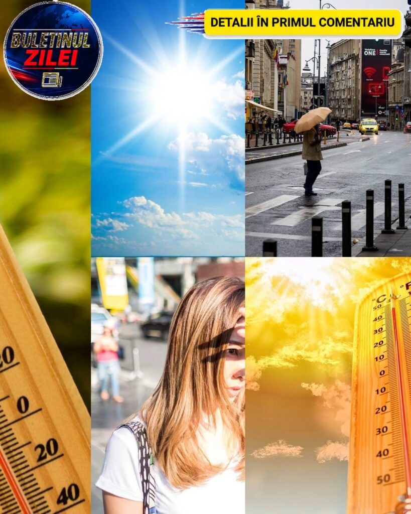 Prognoza meteo ANM luni, 6 iulie 2026. Meteorologii anunță ploi, descărcări electrice și rafale puternice de vânt