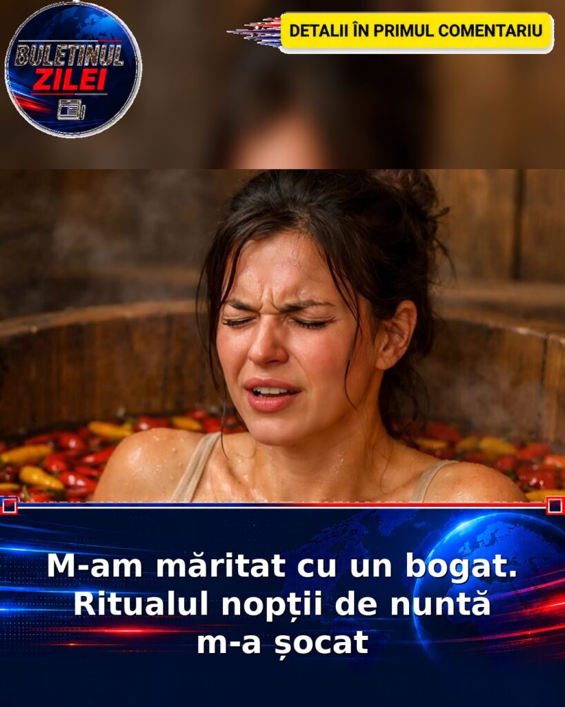 M-am măritat cu un bogat. Ritualul nopții de nuntă m-a șocat