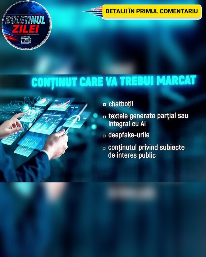 VIDEO Uniunea Europeană impune reguli stricte pentru conținutul generat de inteligența artificială. Ce se schimbă din 2 augus