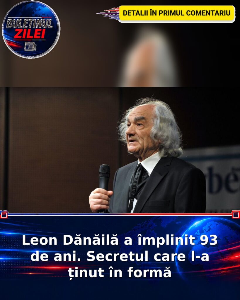 Leon Dănăilă a împlinit 93 de ani. Secretul care l-a ținut în formă
