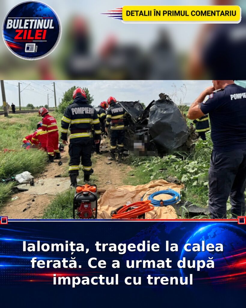 Ialomița, tragedie la calea ferată. Ce a urmat după impactul cu trenul