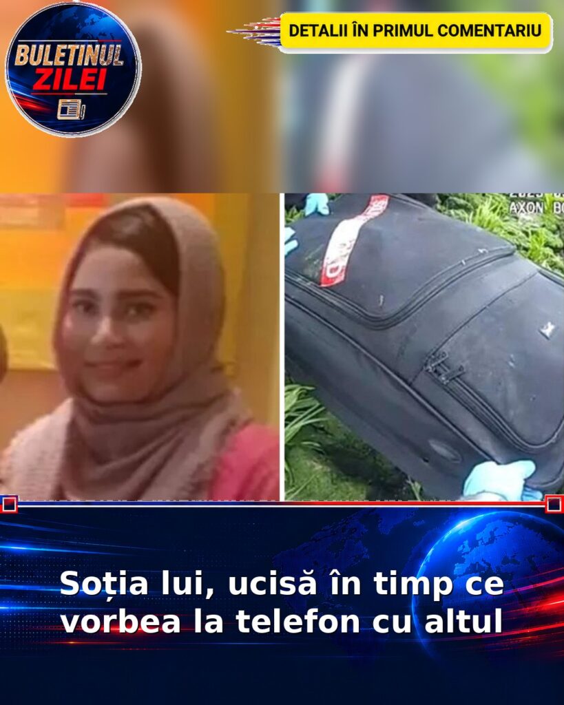 Soția lui, ucisă în timp ce vorbea la telefon cu altul