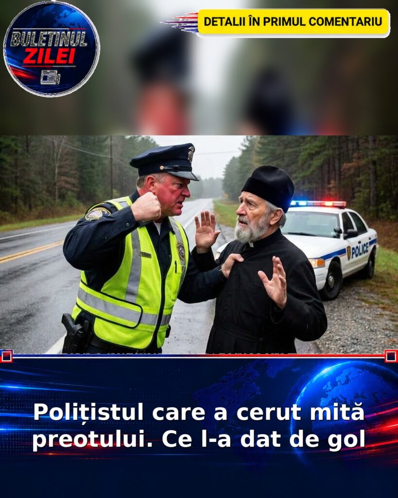 Polițistul care a cerut mită preotului. Ce l-a dat de gol