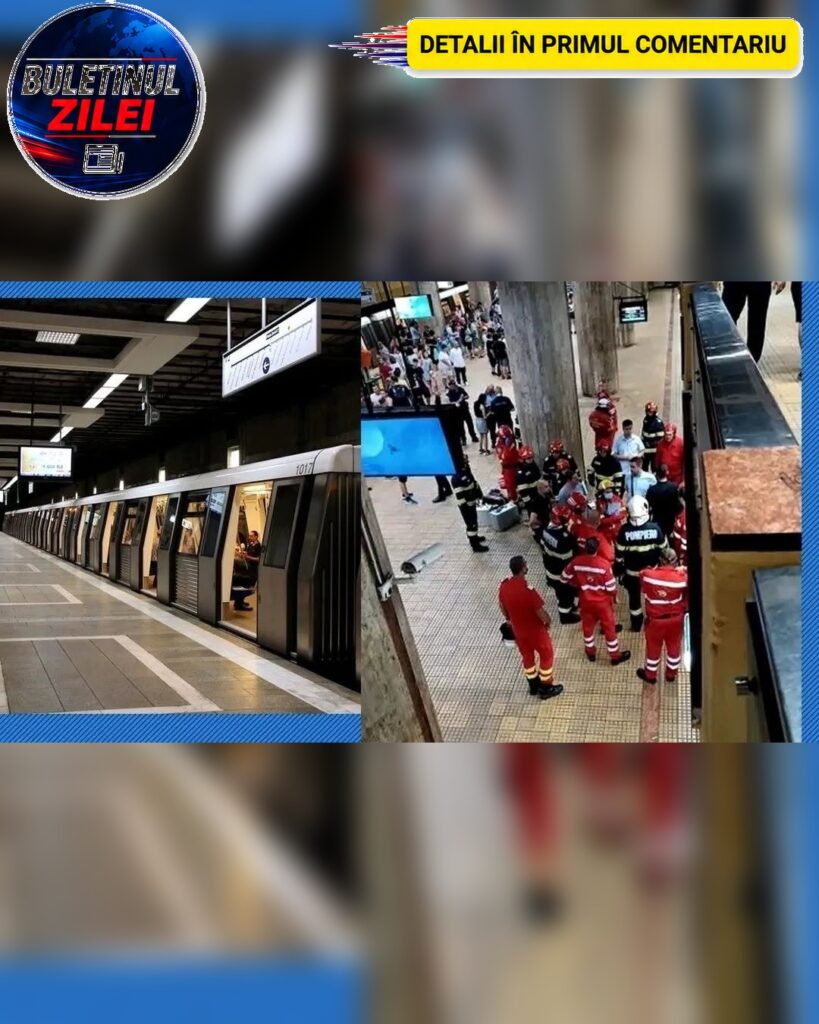 Un tânăr de 22 de ani s-a aruncat în fața metroului la stația Unirii