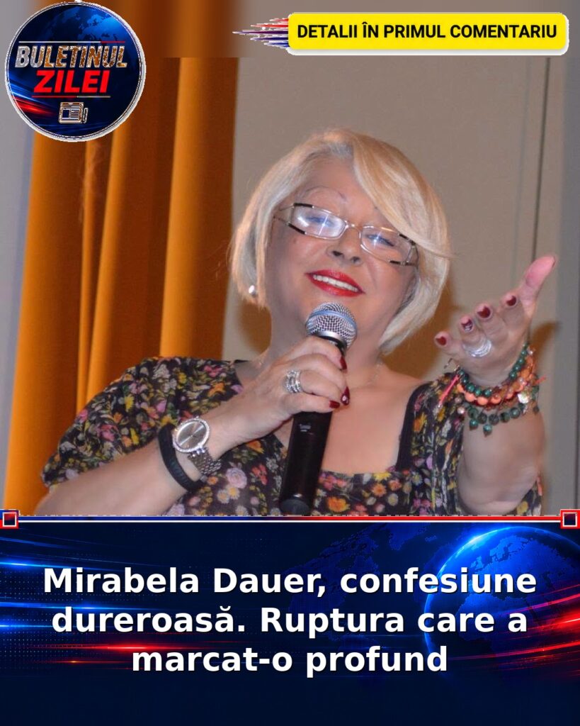 Mirabela Dauer, confesiune dureroasă. Ruptura care a marcat-o profund