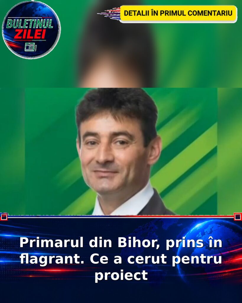 Primarul din Bihor, prins în flagrant. Ce a cerut pentru proiect