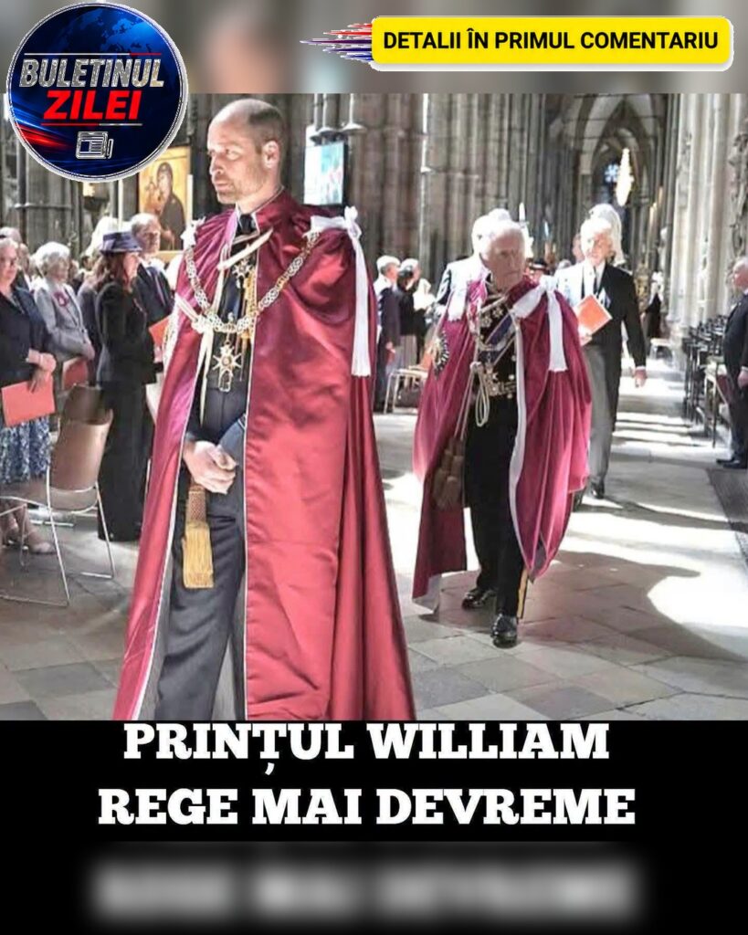 Prințul William ar putea urca pe tron mai devreme decât era anticipat. Prințul Harry nu va fi prezent la ceremonie, iar Camil