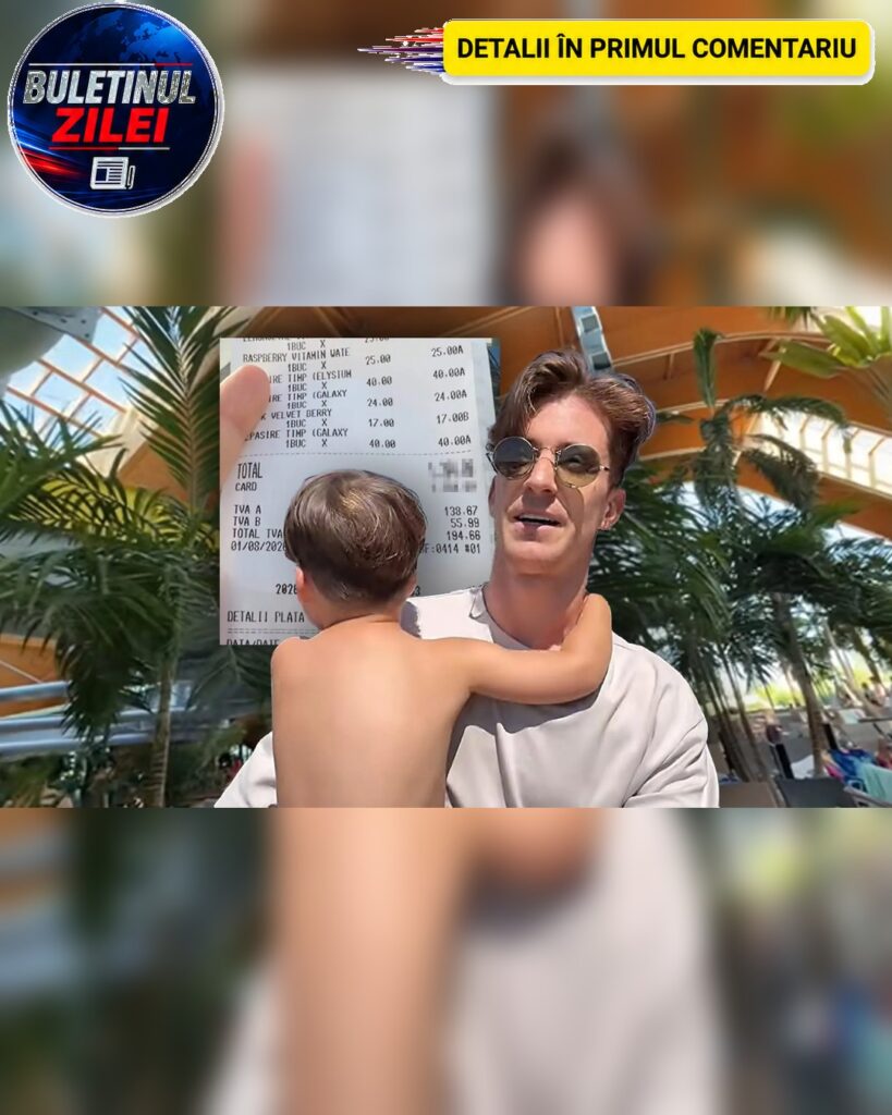 Cât l-a costat pe Rareș Cojoc o zi la Therme alături de copii. Suma totală l-a surprins chiar și pe el…