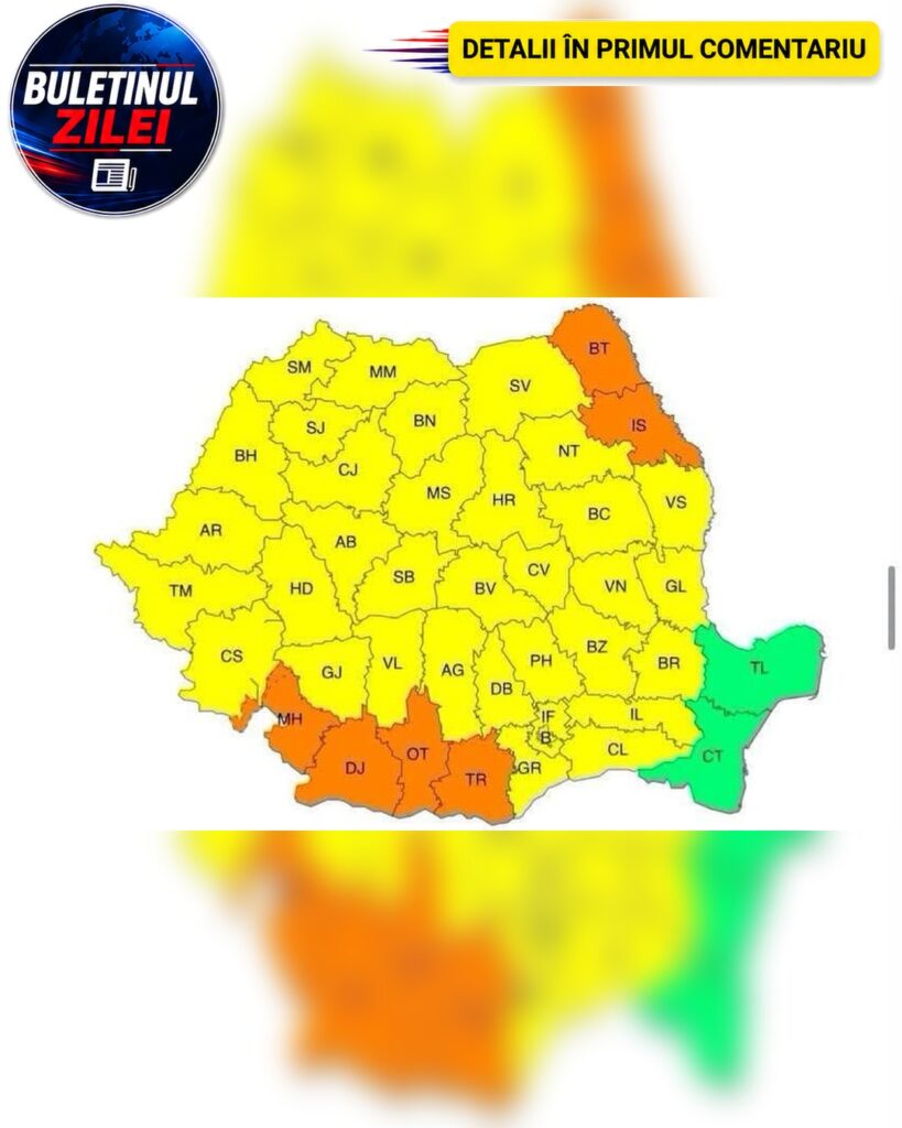 Șase Județe Se Află Sub Cod Portocaliu De Caniculă. Meteorologii ANM Anunță Ploi Și Vijelii În Sud-Estul Țării