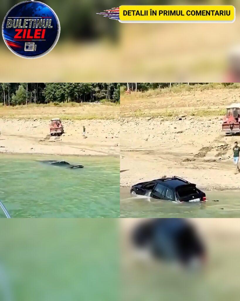 Incident neobișnuit la Lacul Bicaz. Un șofer a ajuns cu mașina în apă după ce…
