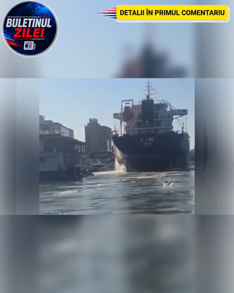 Incident naval în Tulcea. O navă de mari dimensiuni a lovit…