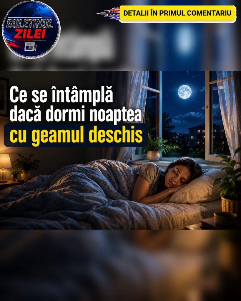 Ce se intampla daca dormi noaptea cu geamul deschis. Ce trebuie sa stii inainte sa faci asta