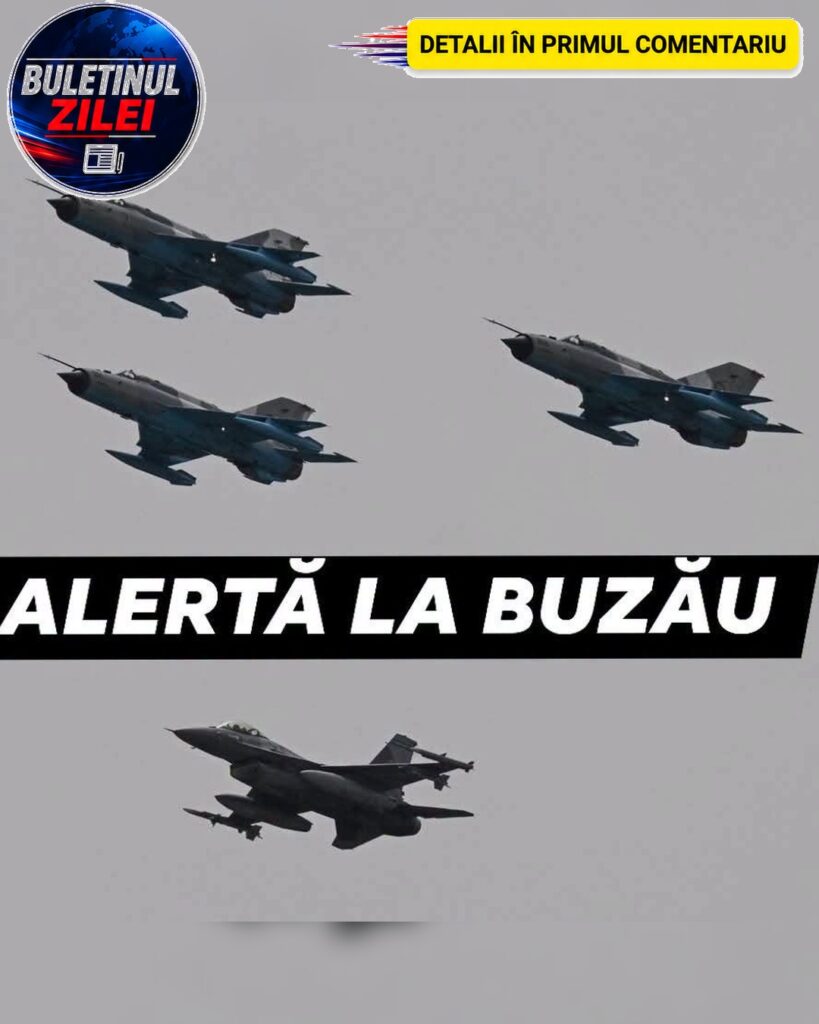 ALERTĂ în România: o dronă a fost doborâtă în Buzău…