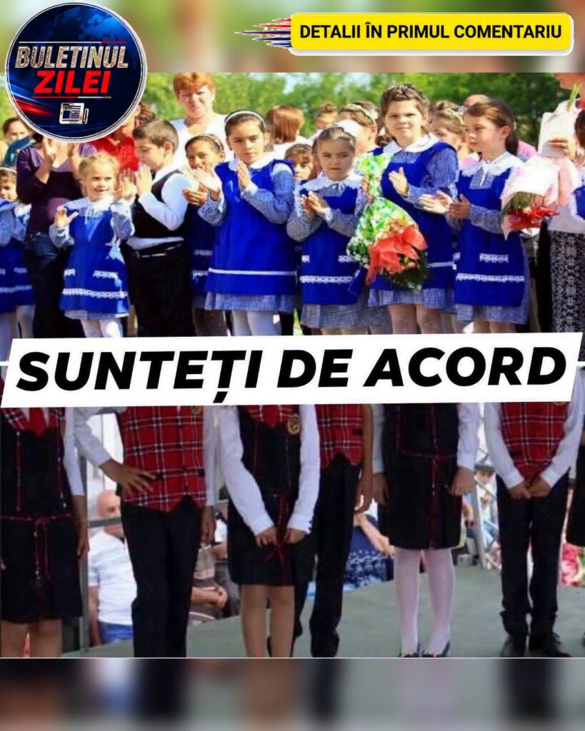 Din această toamnă, uniformele școlare ar putea deveni din nou obligatorii