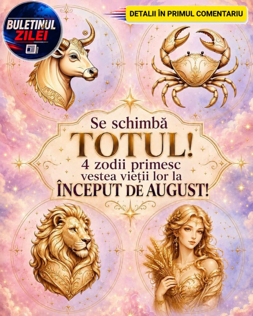 Universul isi schimba ritmul: Inceput spectaculos de august pentru 4 zodii favorizate de astre