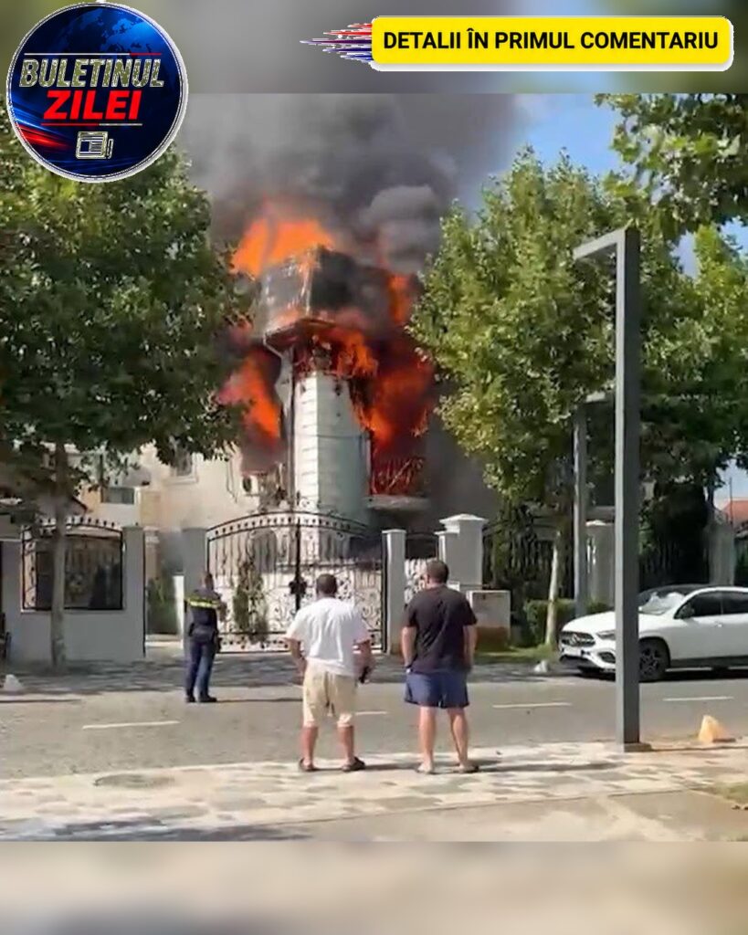 Incendiu la locuința lui Nat Mincă și a vrăjitoarei Vanessa. Mansarda imobilului a fost grav afectată