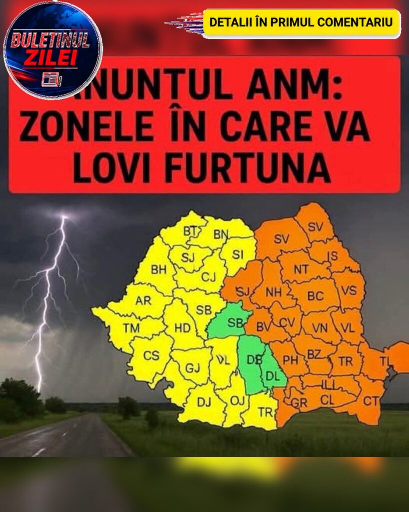 Caniculă și furtuni în România. Șase județe rămân sub cod galben de temperaturi ridicate