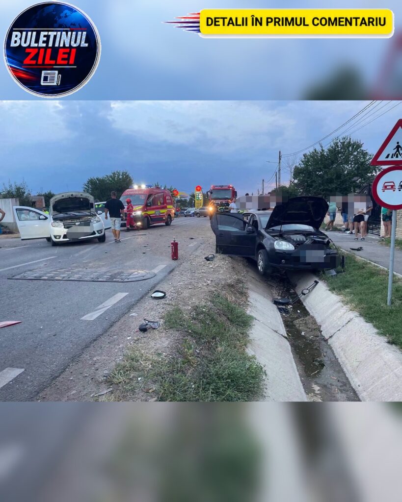 Accident pe DJ 711, în Racovița