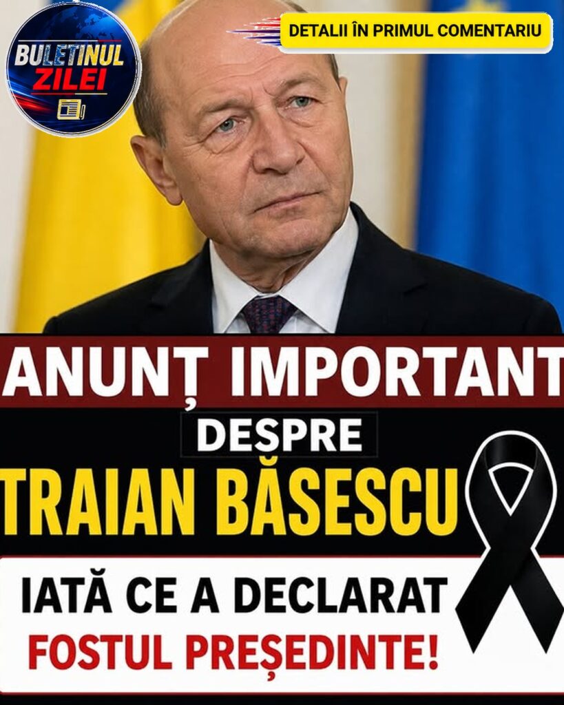 Din pacate, Traian Basescu nu mai…. Vestea venita in urma cu putin timp Ce drama
