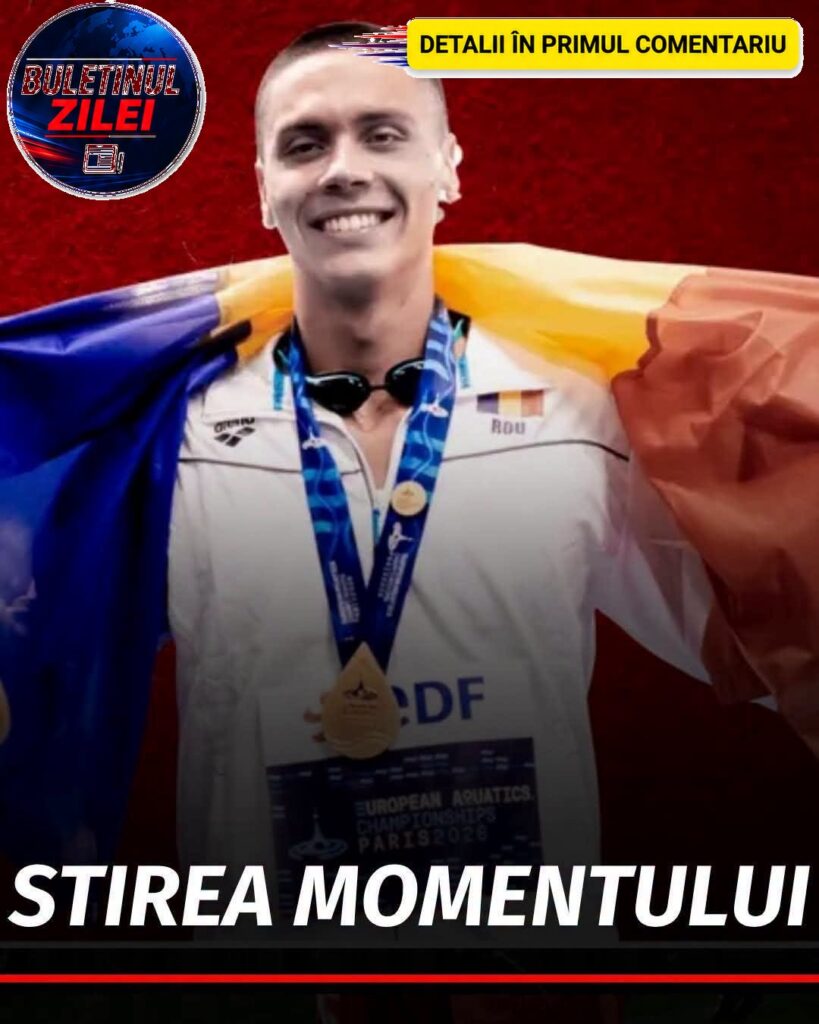 David Popovici, Aur La 200 De Metri Liber La Europene!