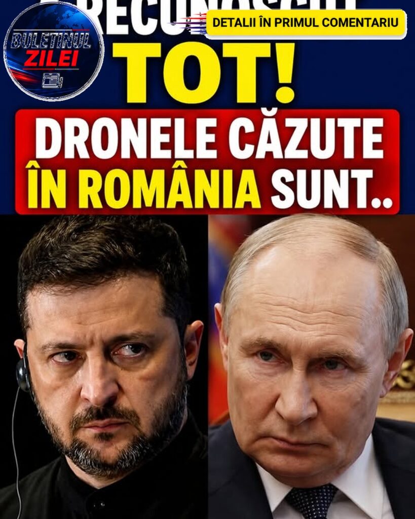 Rusia respinge acuzațiile privind dronele căzute în România și vorbește despre „incidente înscenate”. Moscova amenință cu măs