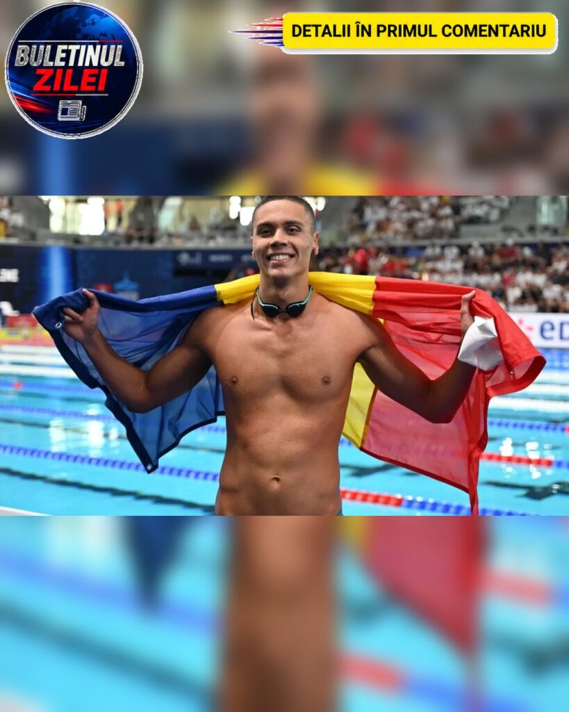 David Popovici s-a întors în țară. Ce a spus campionul despre parcursul său și momentele dificile