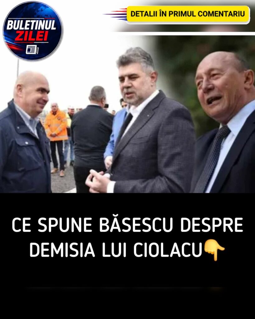 Băsescu, despre demisia lui Ciolacu: „El nu are școală, n-ai cum să-i ceri să înțeleagă că a băgat țara într-o situație extre