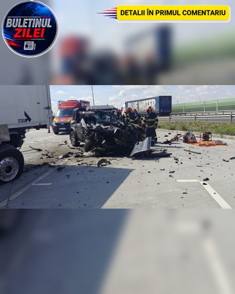 Accident DEVASTATOR! Șoferul a rămas de…
