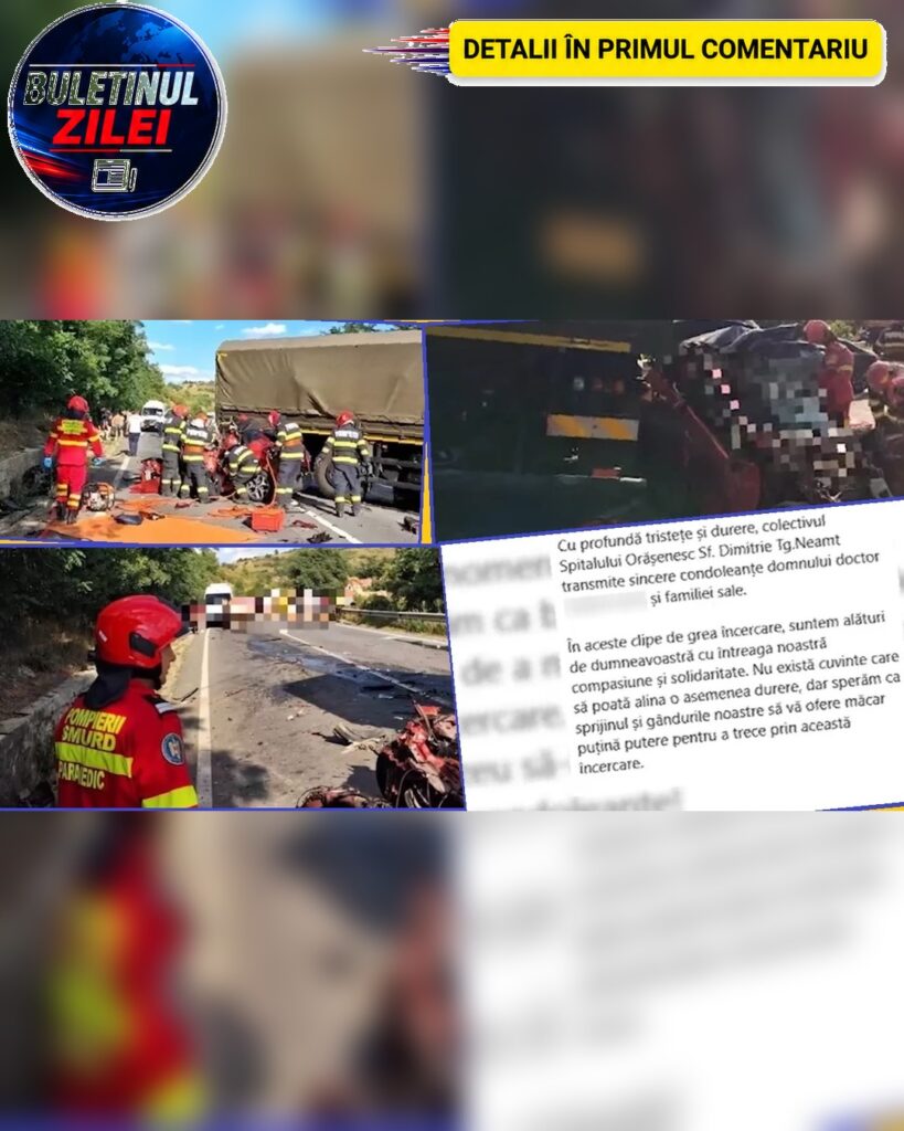 Tragedie cumplită pe un drum din Mureș. Un medic cunoscut și-a pierdut fiica, ginerele și…