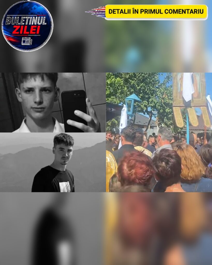 Imagini SFÂȘIETOARE de la înmormântarea fraților înecați la Olimp…