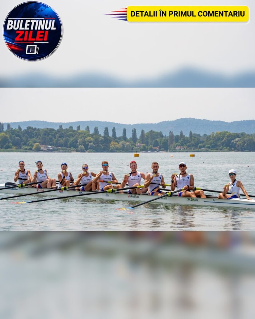 România este campioana Europei la canotaj. Sportivii tricolori au obținut opt medalii la competiția din Italia