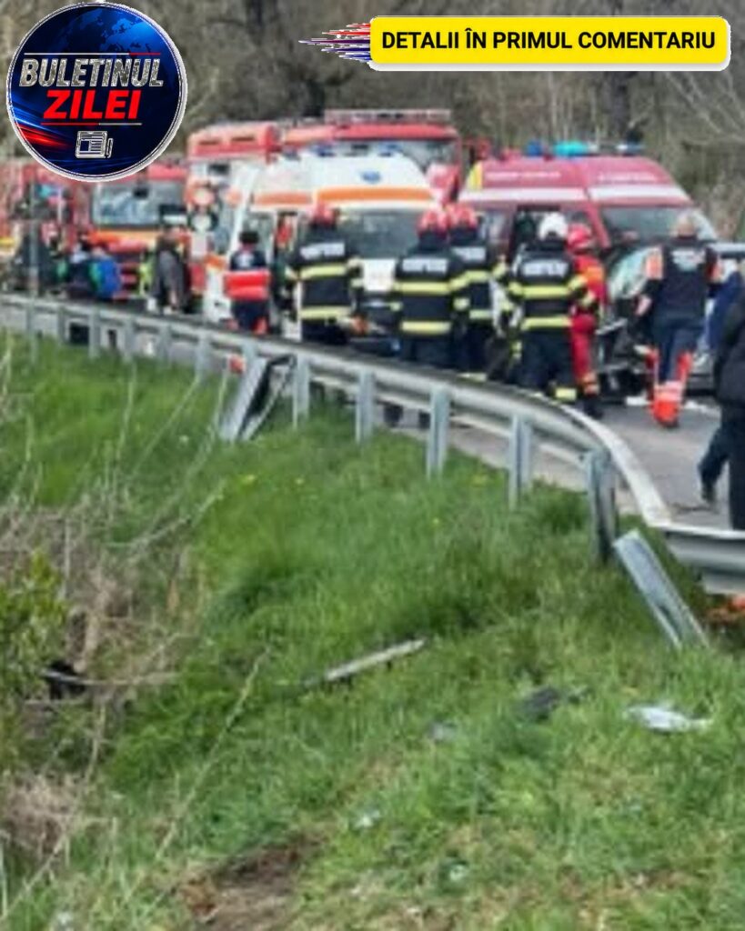 Accident grav în Vâlcea! O maşină a căzut într-o prăpastie şi a luat foc. O persoană a murit