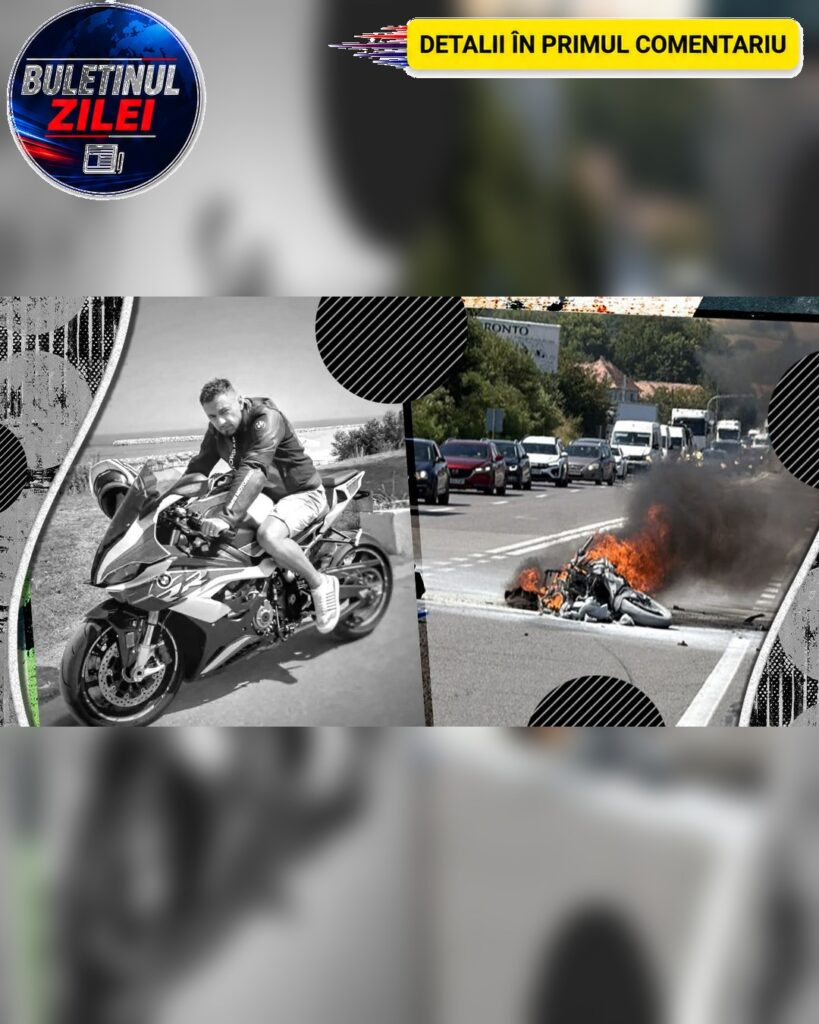 Motociclist de 36 de ani din Câmpia Turzii, mort într-un accident pe DN1 în Cluj. Motocicleta a luat foc după impactul cu un