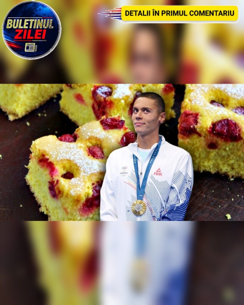David Popovici ia o pauză după succesele din natație și cere desertul preferat de la bunica sa