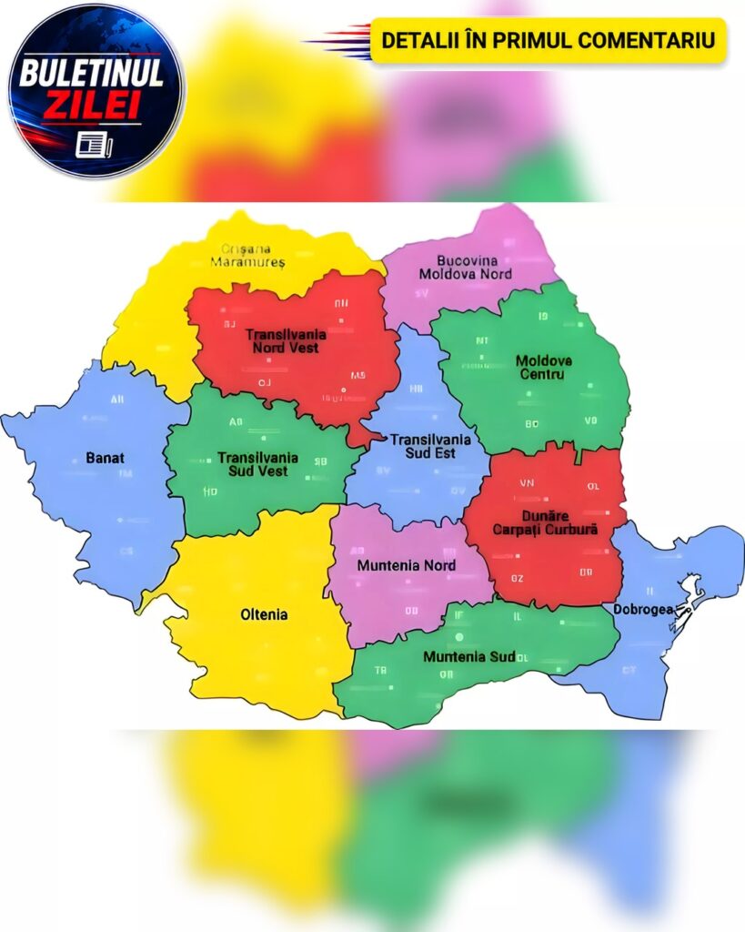 România ar putea fi reorganizată radical: doar 12 județe, orașe cu minimum 10.000 de locuitori și comune de cel puțin 5.000