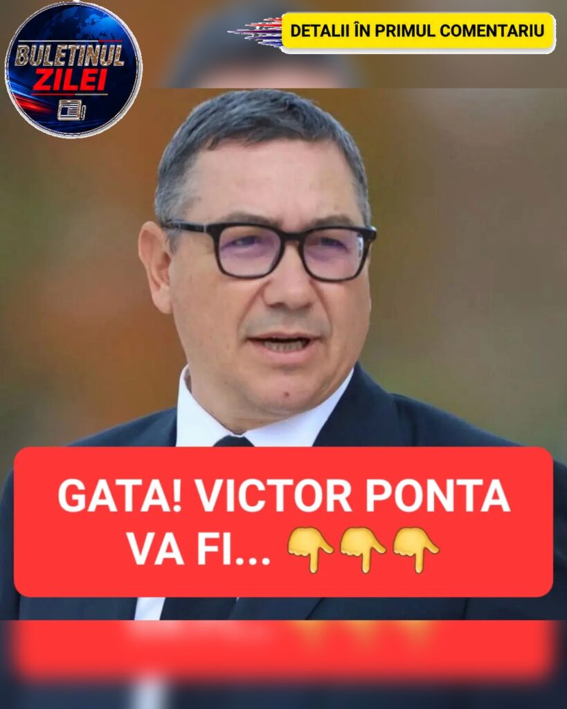 Victor Ponta, noi declarații despre viitorul Guvern