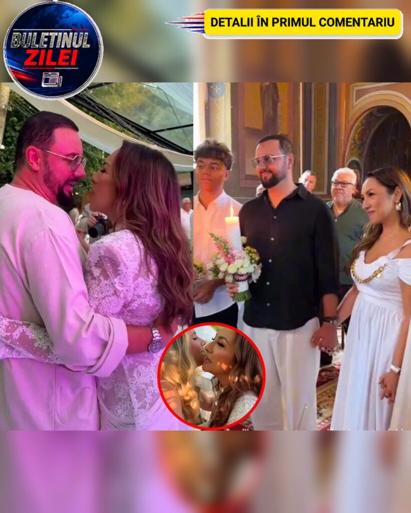 Andra aniversare spectaculoasă la 40 de ani. Ea și Cătălin Măruță și-au reînnoit jurămintele după 18 ani de căsătorie, la bis