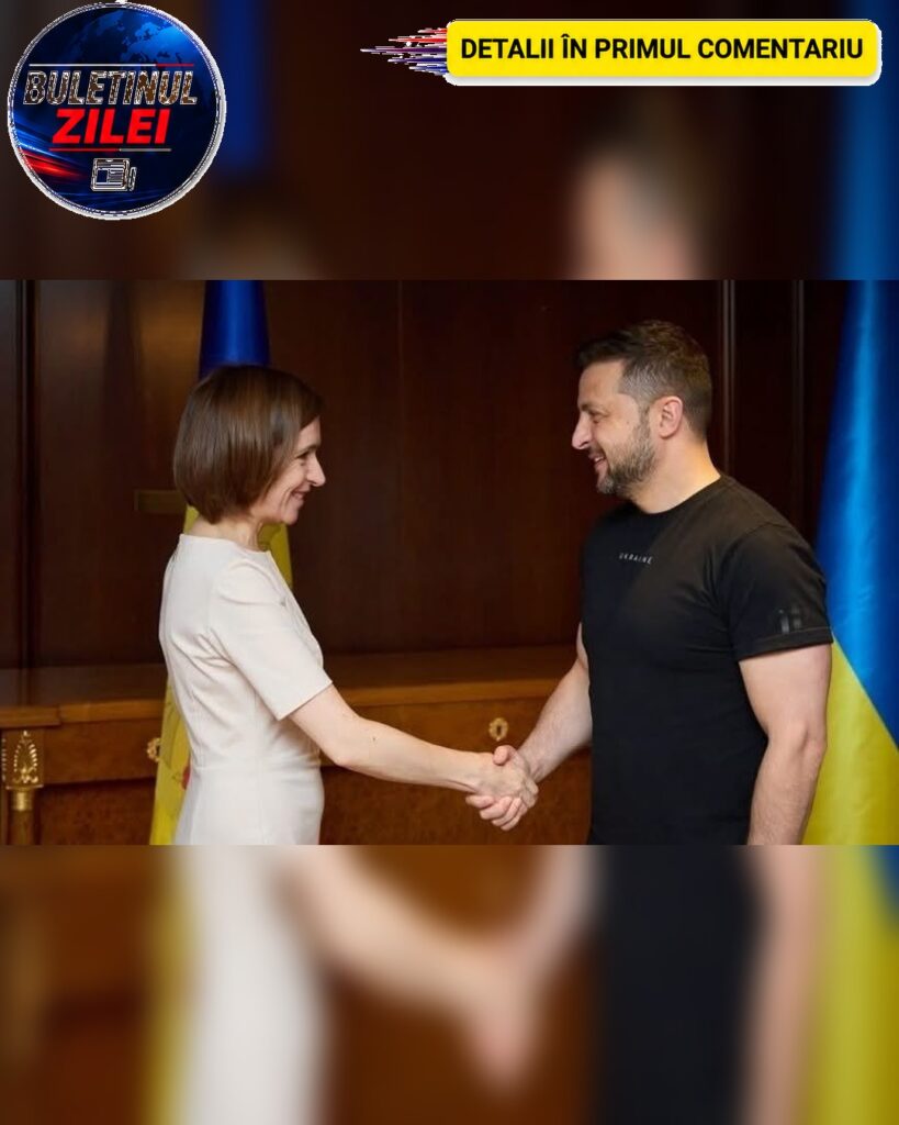 Volodimir Zelenski i-a oferit Maiei Sandu o importantă distincție ucraineană. Ce decorație a primit președinta Republicii Mol
